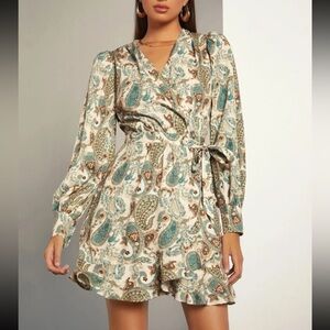 Brand new tie waist size medium dress